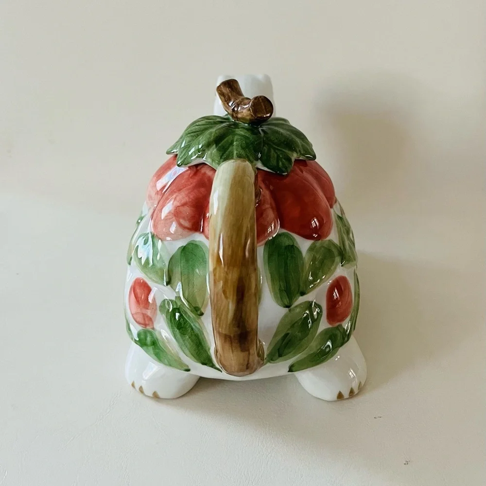 Turtle shaped ceramic Andrea By Sadek tea pot
